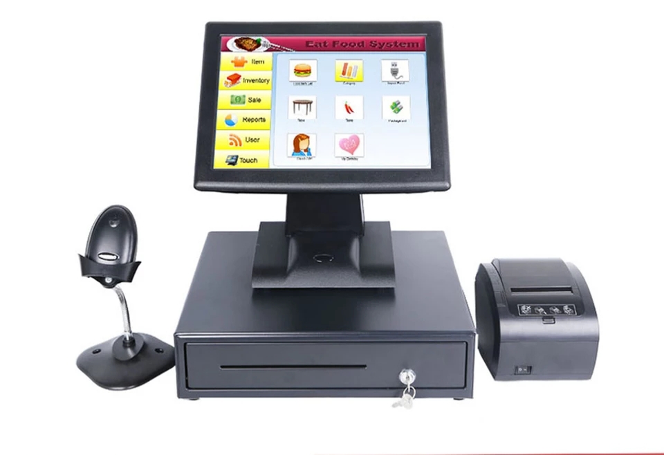 AHB Pos system inc Printer n Cash Drawer